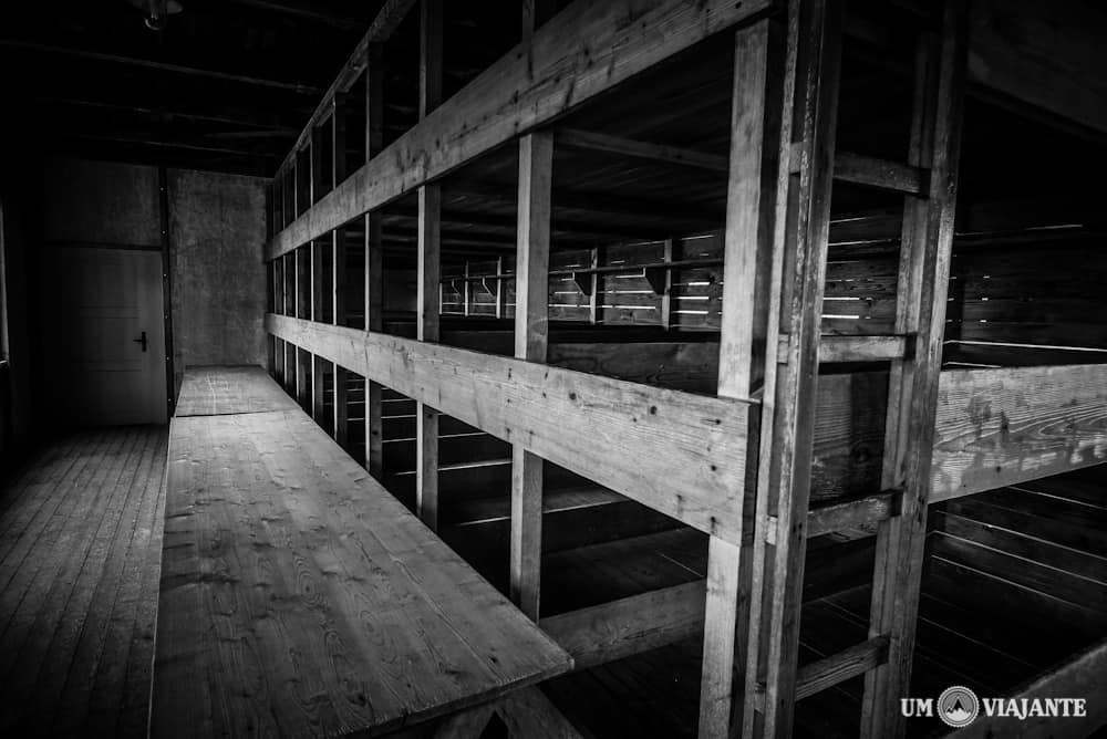 Camas onde dormiam os prisioneiros, Dachau