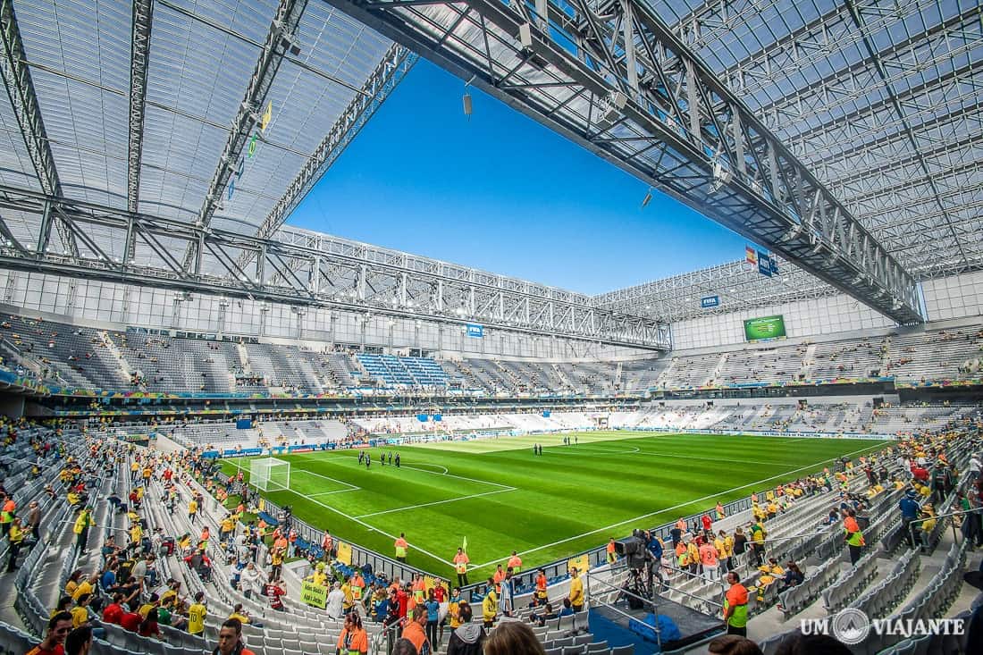 A incrível vista da Arena da Baixada de Curitiba