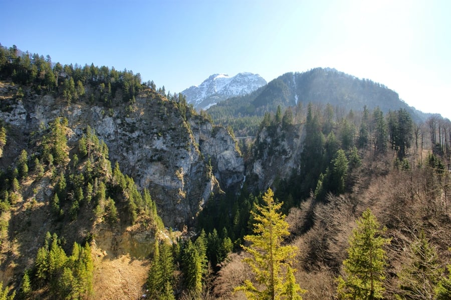 Vista para a ponte - Neuschwanstein - Füssen, Germany