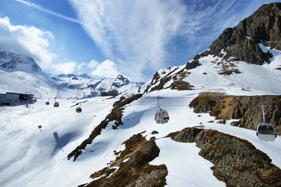 Stubaier Gletscher - Innsbruck, Áustria