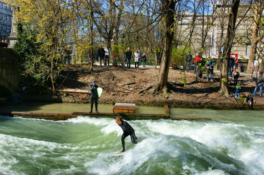 English Garden, Munique - Surf