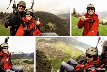 Voo de paraglider em Interlaken