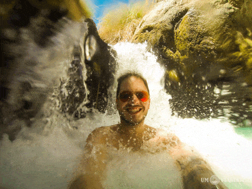 Cachoeira secreta nas Termas de Puritama