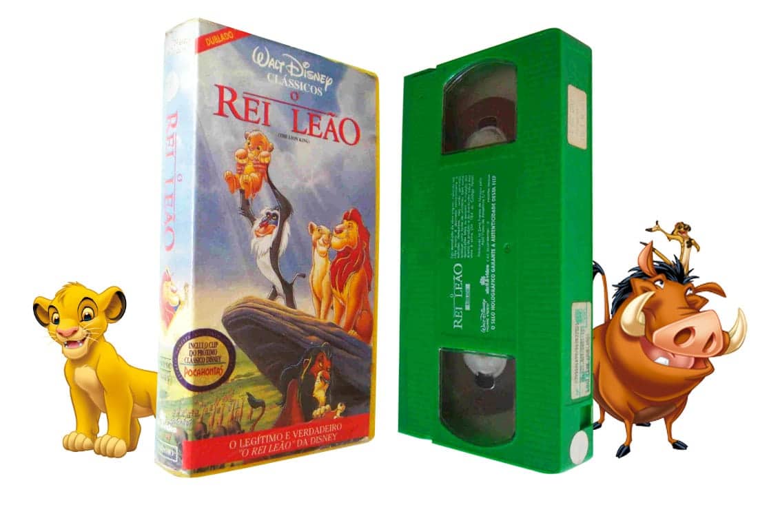 VHS Rei Leão Disney