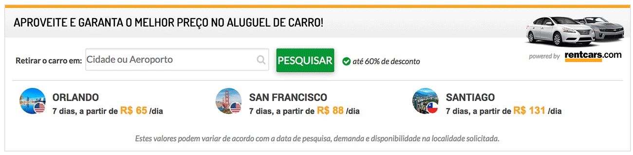 Aluguel de Carros: 8 dicas para alugar carro para viajar