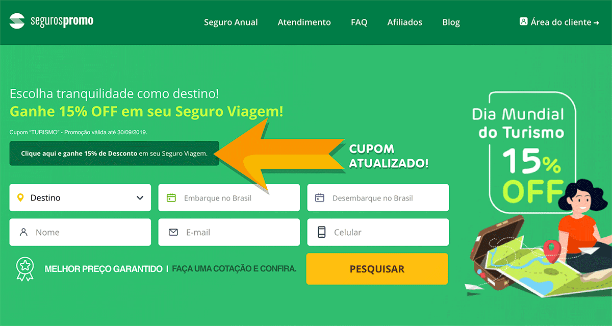 Como contratar o seguro viagem na Seguros Promo