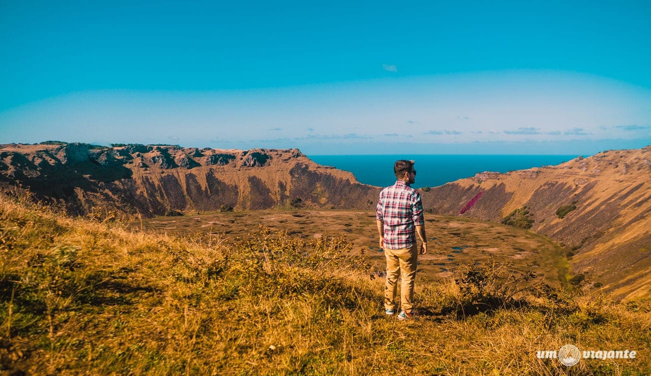 Cratera do Vulcão Rano Kau - Ilha de Páscoa