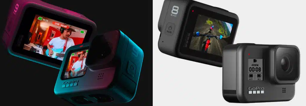 その他 GoPro 9 Câmera GoPro HERO9 Black à Prova D'água com LCD Frontal, Vídeo em