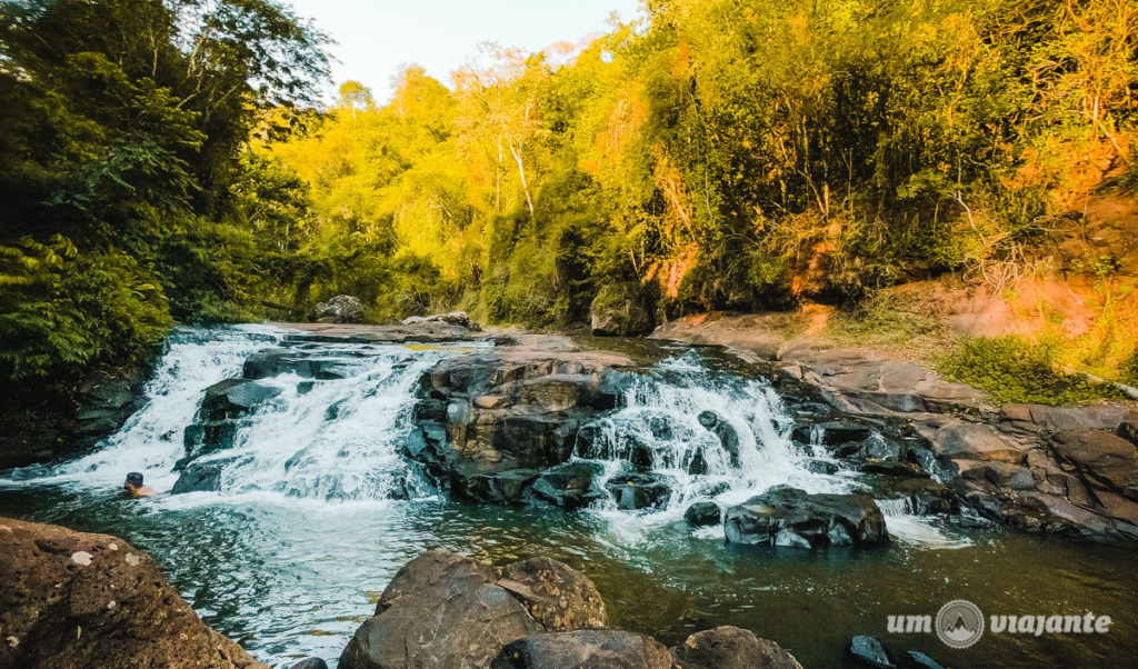 Cachoeira em Foz do Iguaçu - Rio Tamanduá - Aguaray