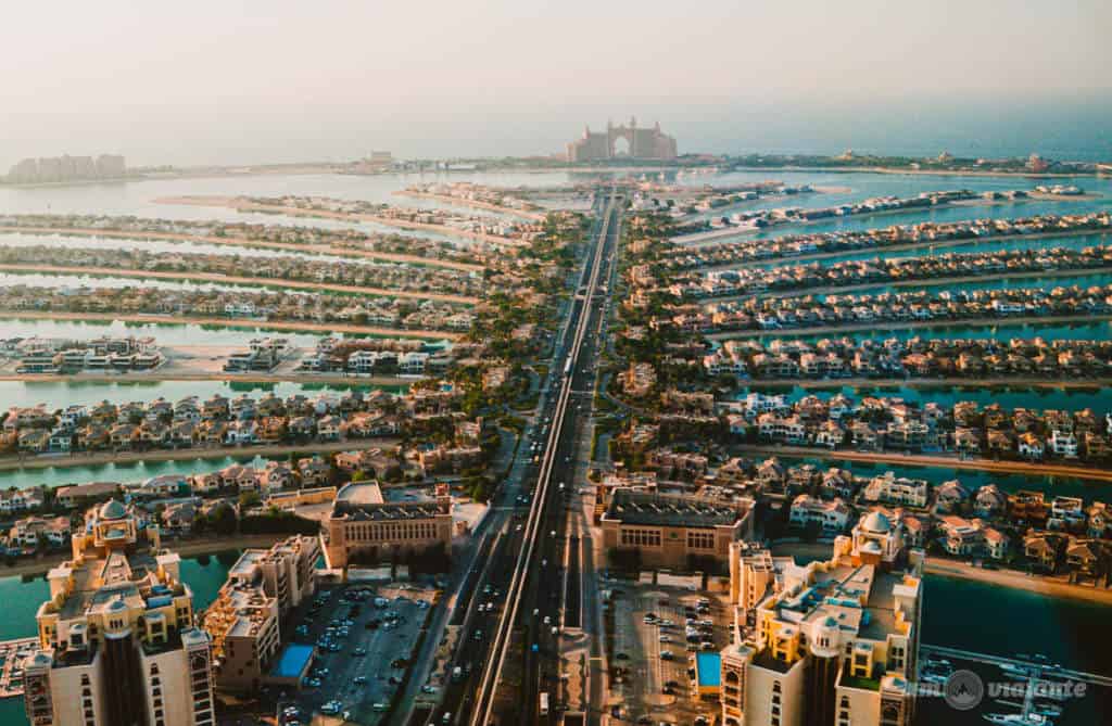 Palm Jumeirah - Dubai - Ilha em forma de Palmeira