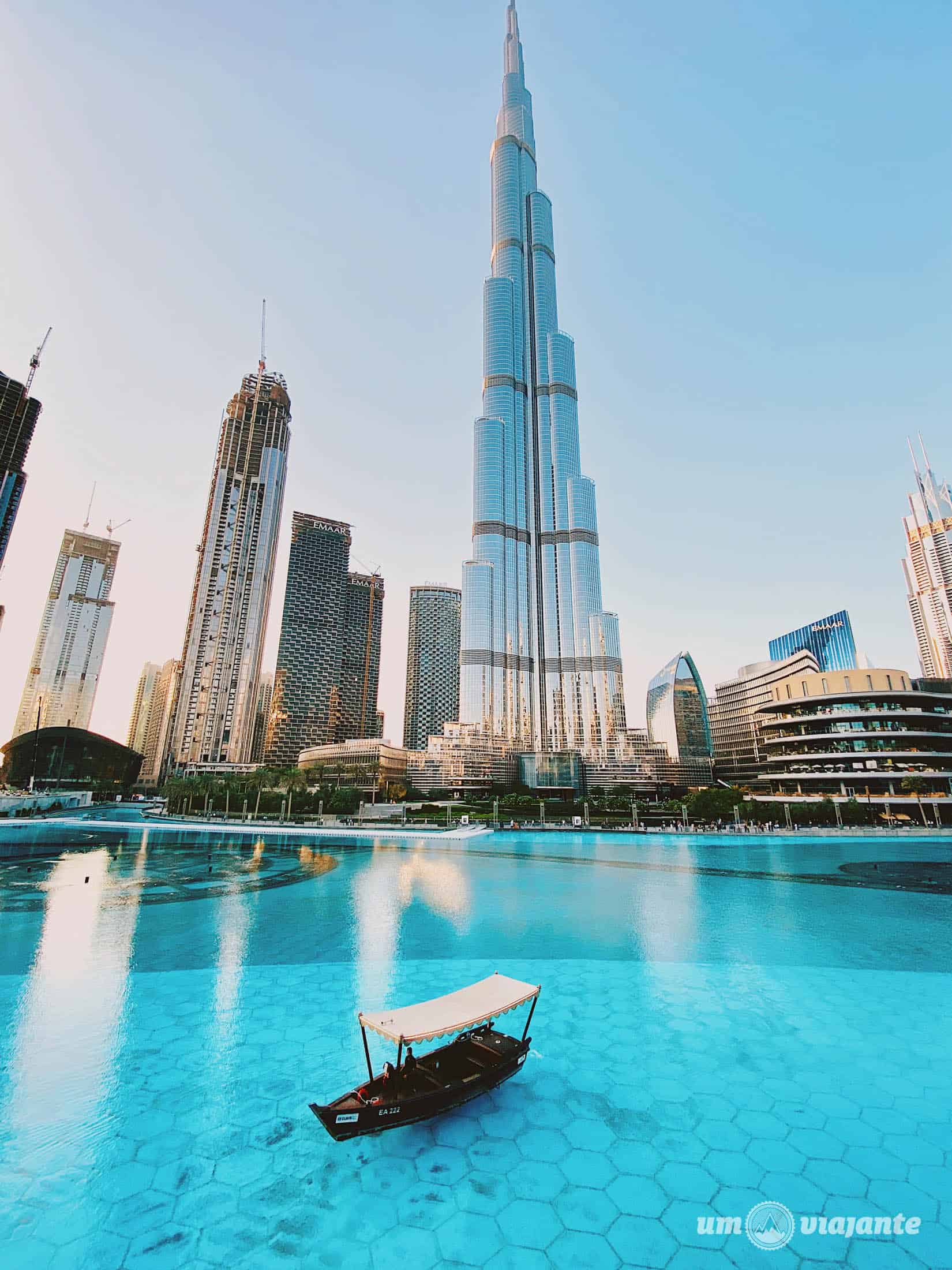 Fonte de Dubai: Burj Khalifa e Dubai Mall