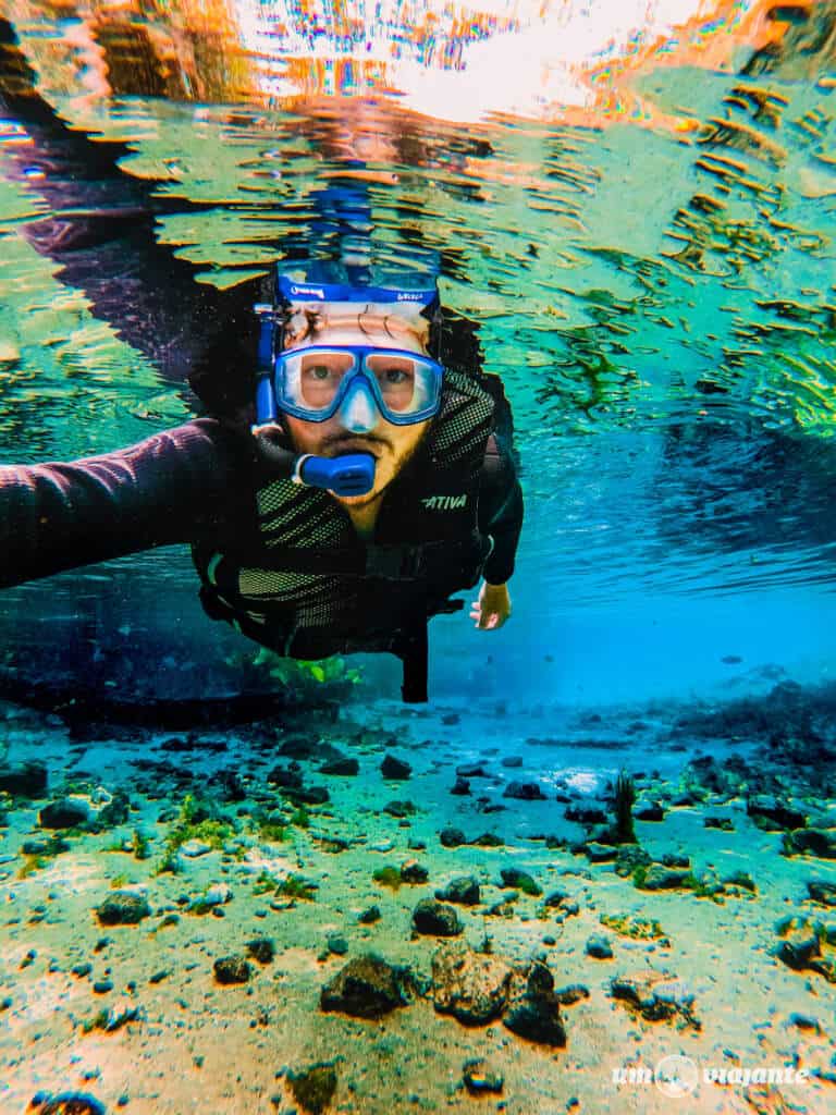 Flutuação em Bonito MS - Nascente Azul