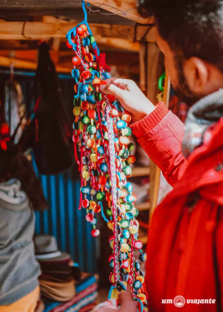 Compras no Salar de Uyuni