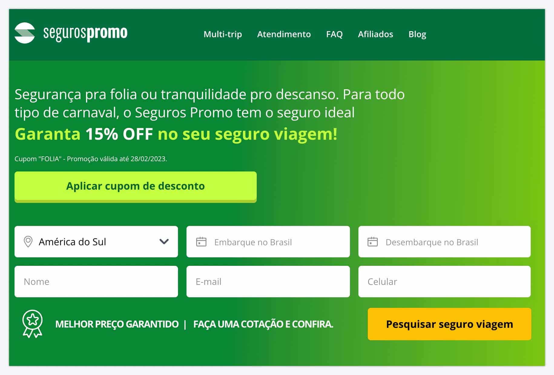 Como pagar mais barato no seguro viagem