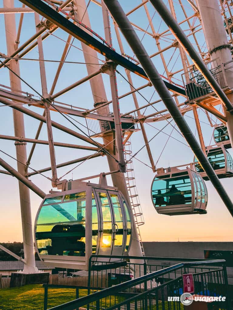 Como é o passeio na Roda Gigante de Foz