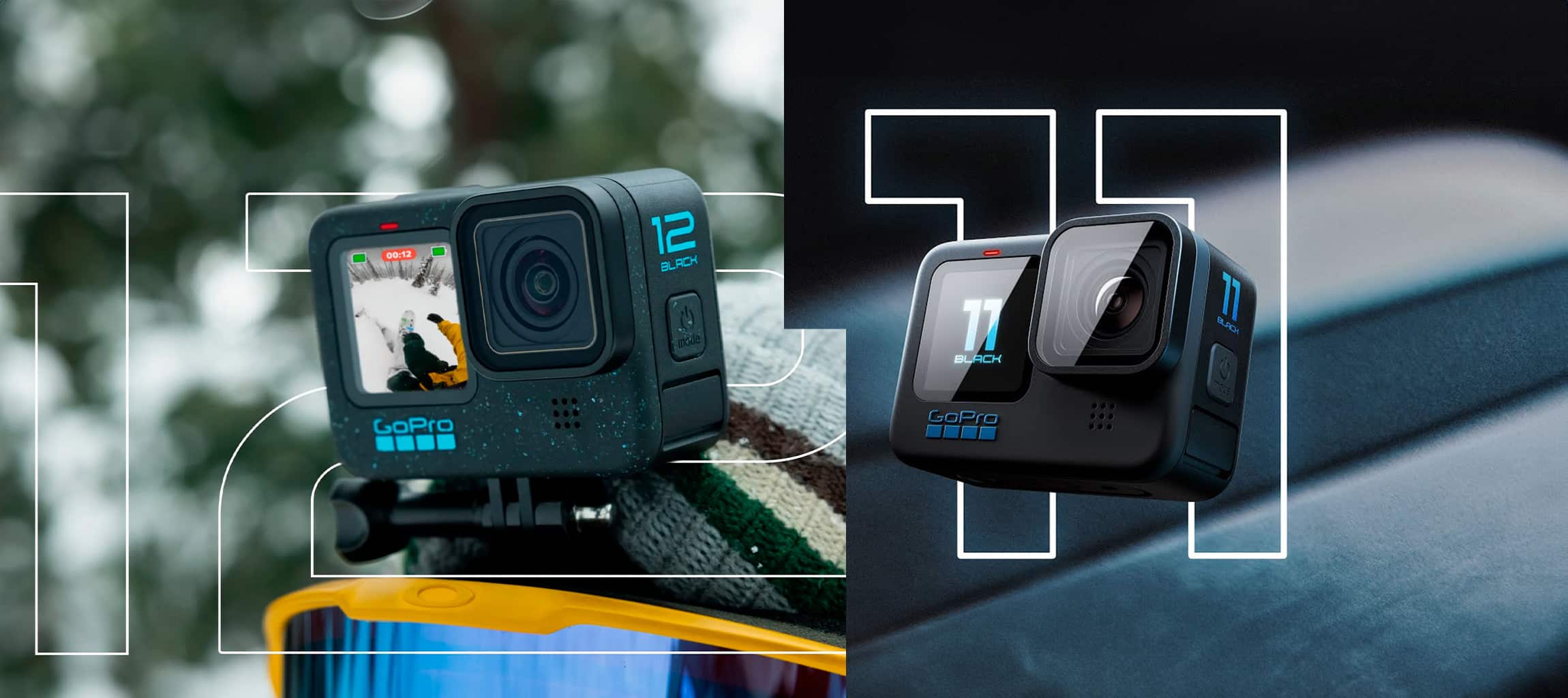 GoPro Hero 11 ou Hero 12: qual vale a pena em 2024?