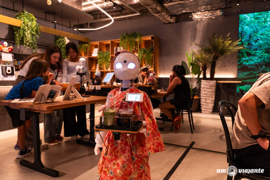 Dawn Avatar Robot Café, Roteiro Tóquio