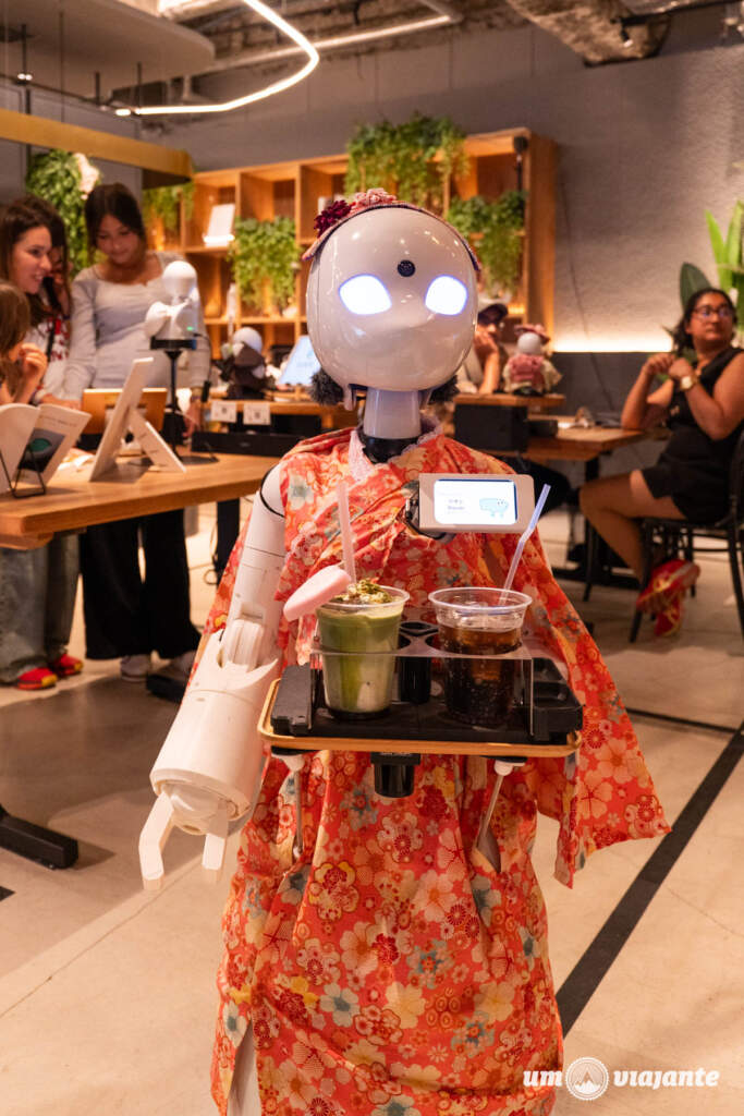 Dawn Avatar Robot Café, Roteiro Tóquio