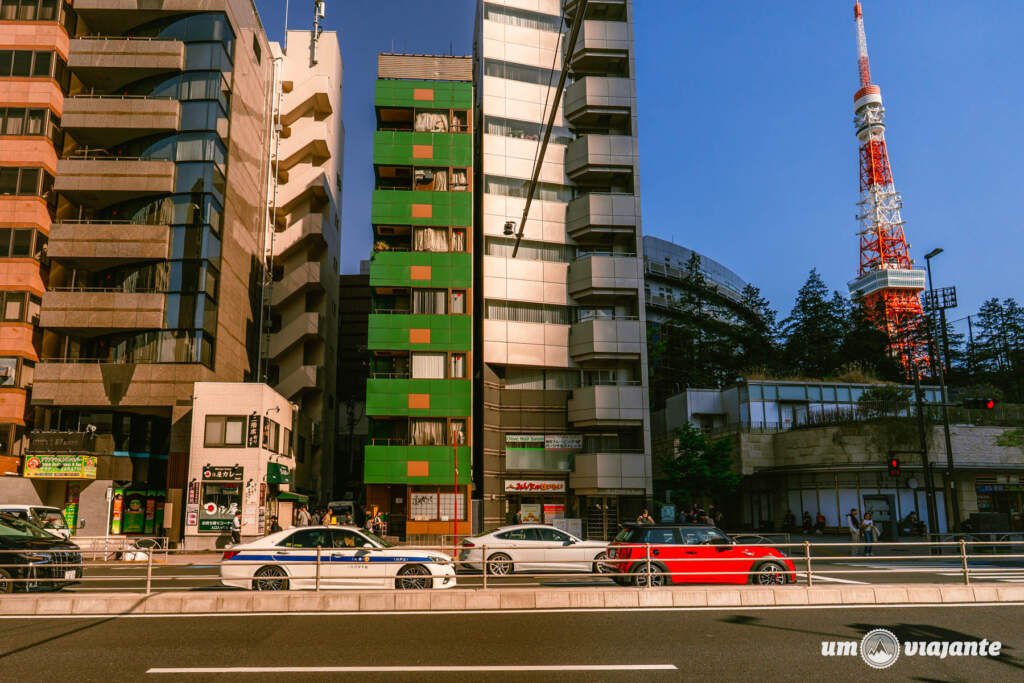 Roppongi e a Tokyo Tower, Roteiro Tóquio