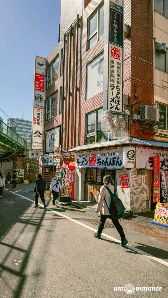 Caminho para o Santuário Meiji, Roteiro Tóquio