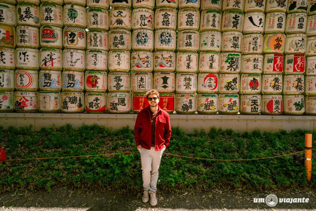 Barris de Saquê (kazaridaru) - Santuário Meiji, Roteiro Tóquio
