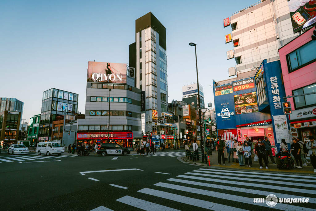 Shin-Okubo, Roteiro Tóquio