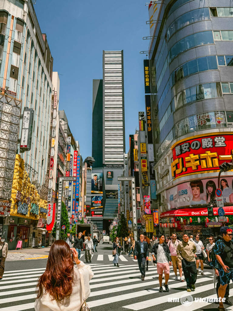 Shinjuku, Roteiro Tóquio