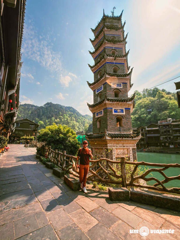 Fenghuang, bate volta saindo de Furong - Roteiro China
