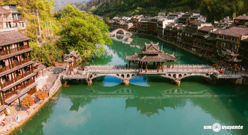 Fenghuang, bate volta saindo de Furong - Roteiro China