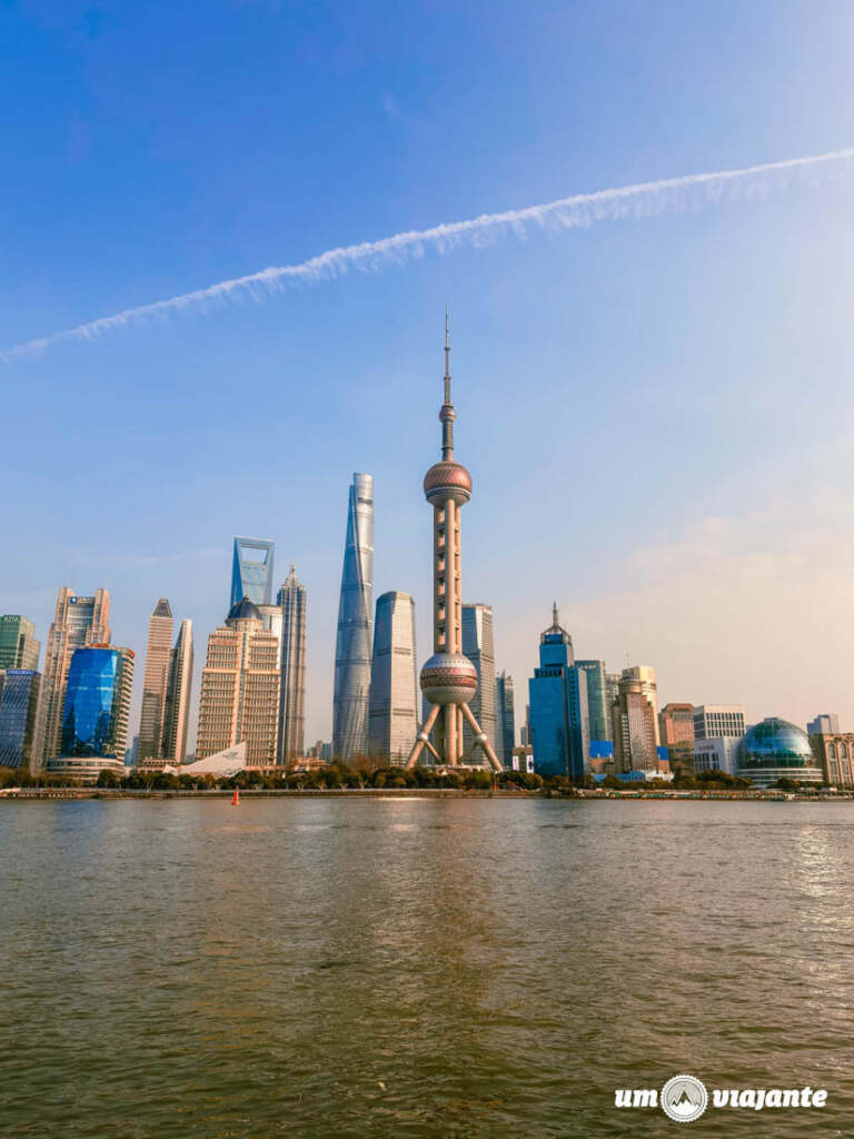 Pôr do sol no Bund, Shanghai - Roteiro de Viagem China