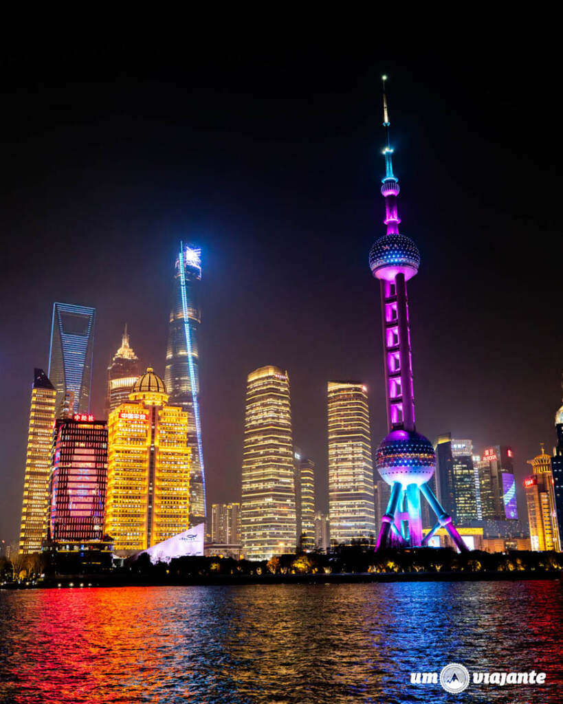 Pôr do sol no Bund, Shanghai - Roteiro de Viagem China