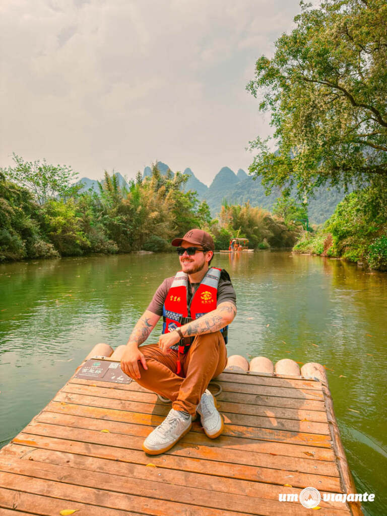 Passeio de barco de bambu pelo Rio Li - Roteiro China