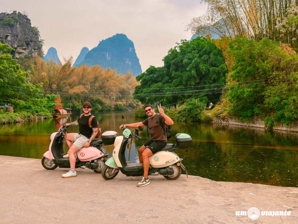 Yangshuo: alugar moto elétrica