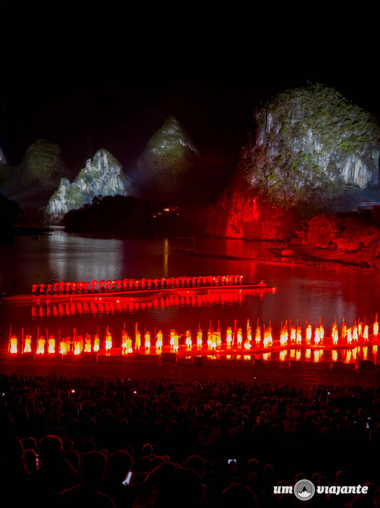 Impression Sanjie Liu Yangshuo, Roteiro China